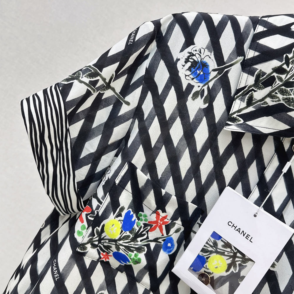 Ch**el WOMEN SILK SHIRT(size:S|M|L)