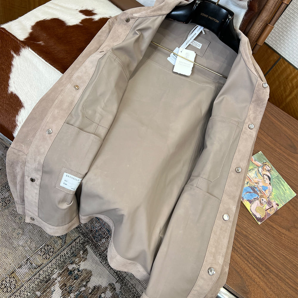 Brunello Cucinelli UNISEX Genuine Leather COAT(size:S|M|L|XL)