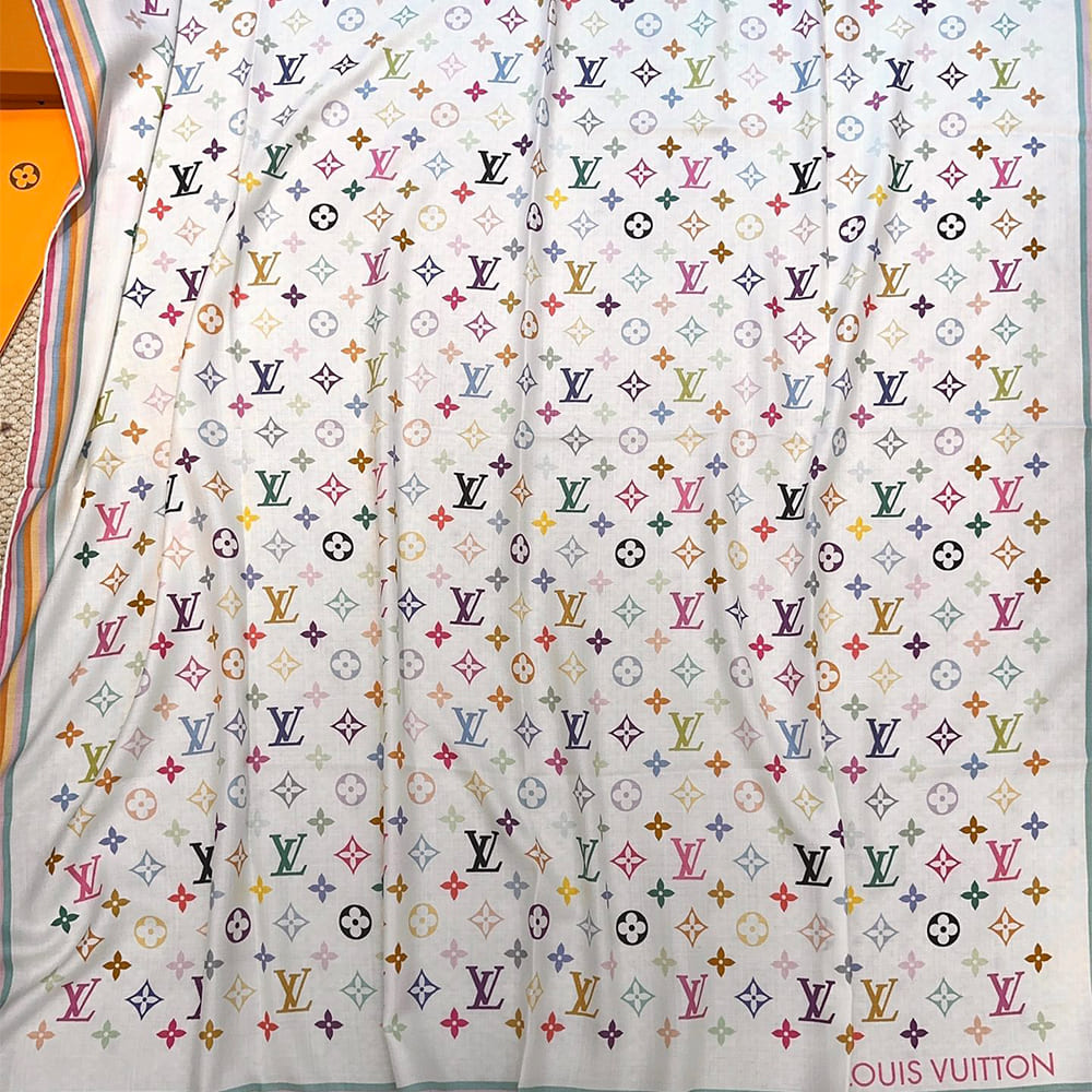 LV x TM Monogram Multicolor Shawl