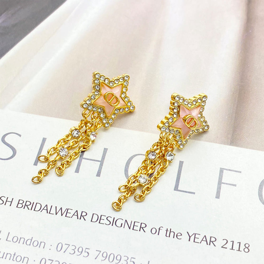 D10r Petit CD Lucky Baroque Earrings