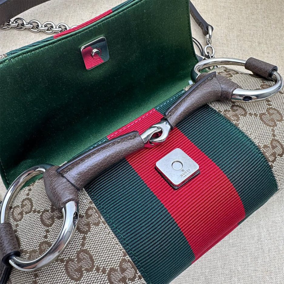 Gvc*1 HORSEBIT CHAIN SMALL SHOULDER BAG